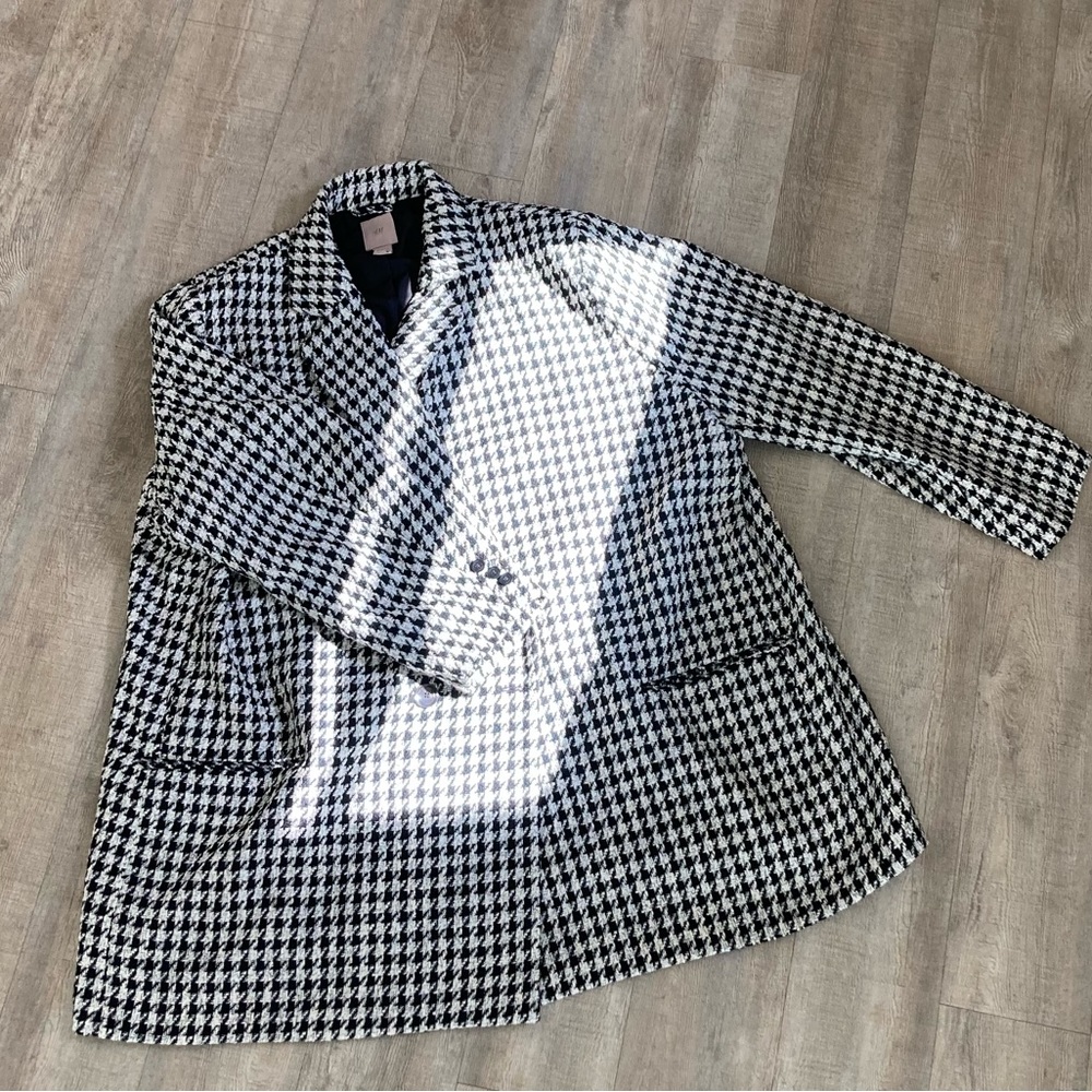H&M Checkered Coat - Picture 4 of 11